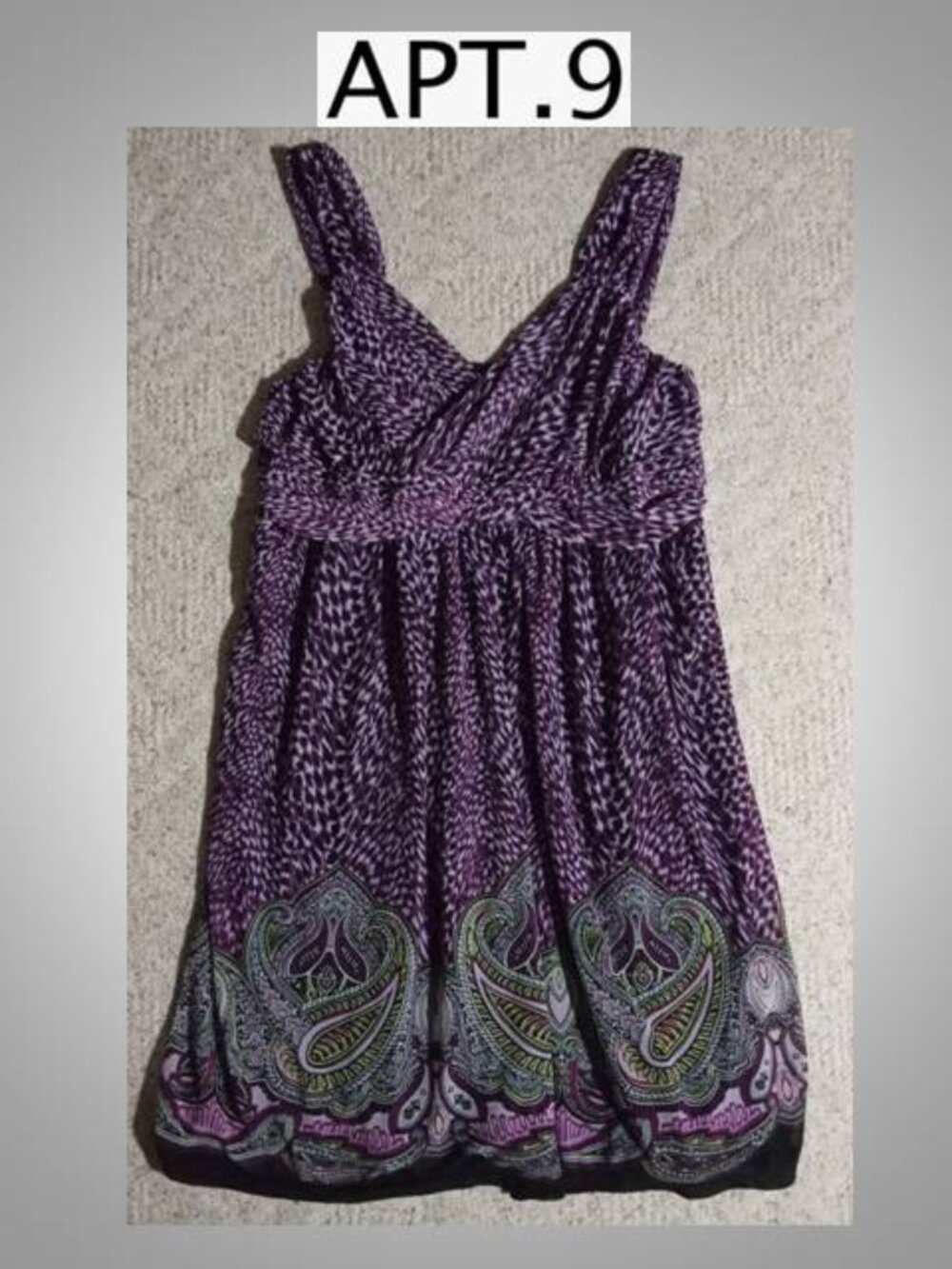 APT9 women's dress size 1X purple sleeveless